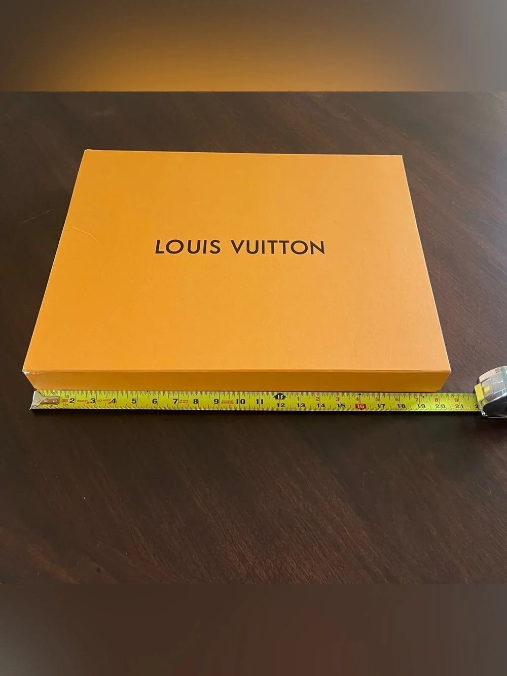 Authentic. Louis Vuitton 20”x14”x3” Magnetic Gift Box Dust Bag,Tissue & Ribbon